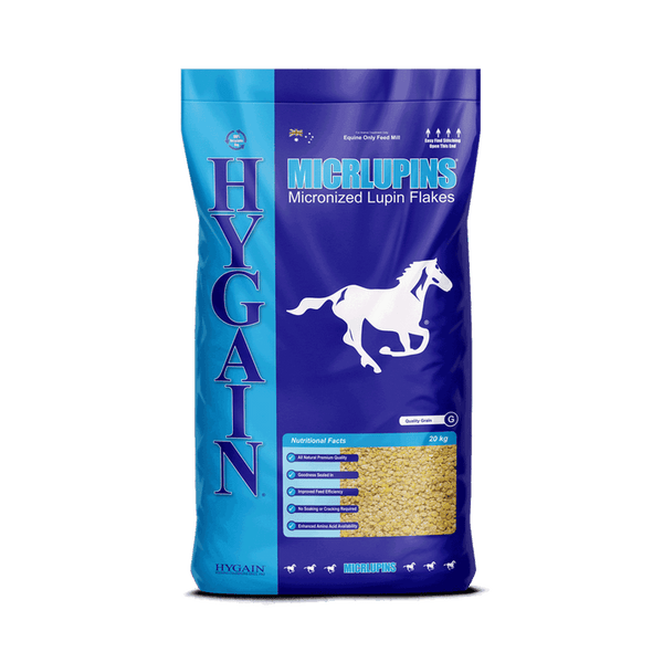 Hygain Micrlupins 20kg - Equine Feed